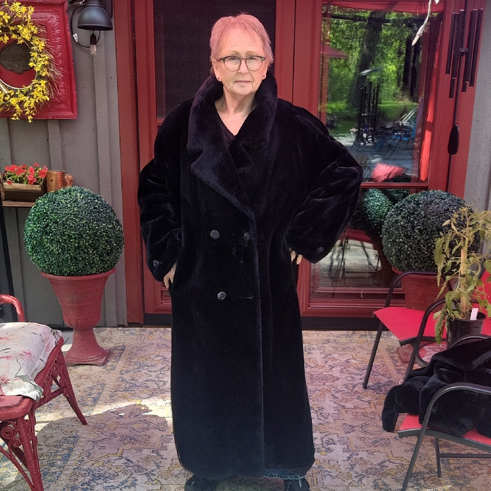 Vintage Faux Full Lenght Coat